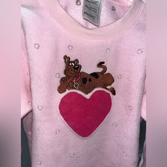 Girls Y2K Scooby Doo Warner Bros Studio Store Crew sweater - Picture 2 of 5